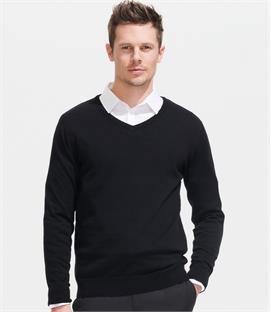 SOLS Galaxy Cotton Acrylic V Neck Sweater